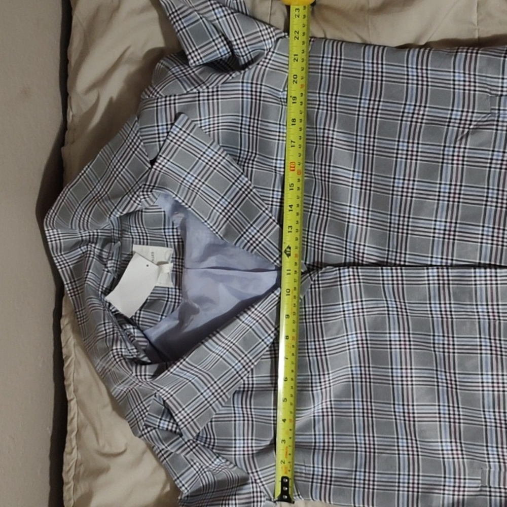 Avec Le Filles Women's Plaid Trench Coat Size L - Picture 11 of 13